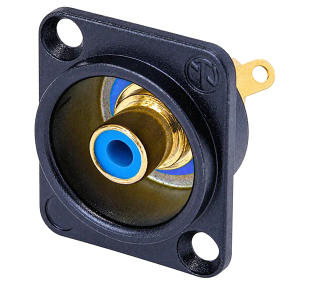 Blue D-series RCA connector selected for the BoomDookie input